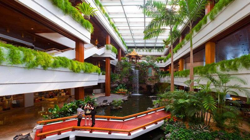 宾馆室内垂直园林绿化